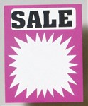 Sign Fluro Sale 50x60mm