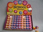 STAMPS SCHOOL SET PRE INKED 10 ASSTD DISPLAY 60