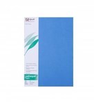 QUILL 06708 A4 PAPER LEATHERGRAIN BLUE 100GSM PK100