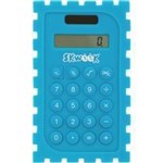 CALCULATOR SKWEEK 110X113X14MM SILICONE BLUE