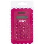CALCULATOR SKWEEK 110X113X14MM SILICONE PINK