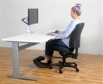 CONSET 50125 ELECTRIC HEIGHT ADJUSTABLE DESK 1500 X 800 WHITE TOPSILVER FRAME