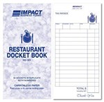 IMPACT RESTAURANT DOCKET BOOK  83 X 165MM DUPLICATE RD301