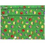 PENCIL CASE SKWEEK BINDER NYLON WITH PRINT GREEN