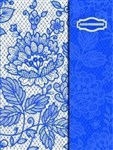 ADDRESS BOOK OZCORP FLIP A5 BLUE LACE