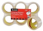 TAPE PACKAGING SCOTCH 310 48MMX50M CLEAR PK 6