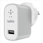 BELKIN MIXITUP METALLIC PREMIUM UNIVERSAL CHIPSET WALL CHARGER  SILVER F8M731BGSLV