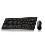 GIGABYTE GKKM3100 DESKTOP KEYBOARD  MOUSE COMBO SET 800dpi Optical USB Wired SpillResistant Ergonomic design for both hands Laser engraved keycaps