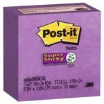 NOTES SUPER STICKY POSTIT 76X76MM 6545SSCG CONCORD PURPLE PK5