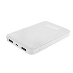 PROMATE VOLTAG10 10000mAh LIPOLYMER POWERBANK WHITE LIGHTWEIGHT