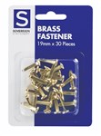 PAPER FASTENER SOVEREIGN BRASS 34 INCH PK30