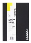 REEVES A4 KRAFT BLACK COVER LAYFLAT VISUAL JOURNAL 299 X 222MM 110GSM 30 SHEET