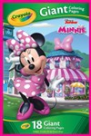 BOOK COLOURING CRAYOLA GIANT PAGES DISNEY MINNIE MOUSE 18PG