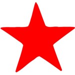 XSTAMPER CE16 PREINKED MERIT STAMP STAR 16MM RED