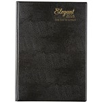 CUMBERLAND 2025 ELEGANT DIARY DAY TO PAGE 30 MINUTE A5 BLACK