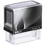 COLOP P40 CUSTOM MADE PRINTER SELFINKING STAMP 59 X 23MM