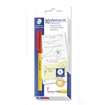 STAEDTLER 430 STICK BALLPOINT PEN FINE RED