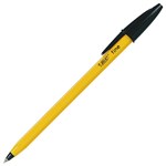BIC ORIGINAL ORANGE BALLPOINT PENS FINE BLACK 