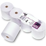 VICTORY 606 THERMAL CASH REGISTER ROLL 2 PLY 76 X 76 X 115MM PACK 4