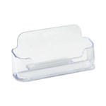DEFLECTO 70101 BUSINESS CARD HOLDER SINGLE CLEAR