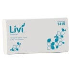LIVI 1415 ESSENTIALS ULTRASLIM HAND TOWEL 2 PLY 150 SHEET 230 X 240MM