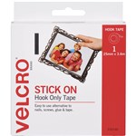 VELCRO BRAND STICKON HOOK TAPE 25MM X 36M WHITE