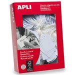 APLI 390 STRUNG TICKETS 22X35MM WHITE