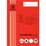 OLYMPIC E812 EXERCISE BOOK 8MM RULED 55GSM 128 PAGE A4 