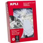 APLI 384 STRUNG TICKETS 9 X 24MM WHITE
