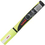 UNI CHALK MARKER BULLET TIP 25MM FLUORO YELLOW PWE5M