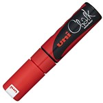 UNI PWE8KR CHALK MARKER 8MM CHISEL TIP RED