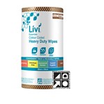 LIVI 6008 ESSENTIALS COMMERCIAL WIPES BROWN EACH OR BOX 4