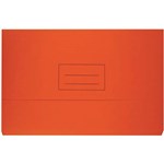 BANTEX DOCUMENT WALLET 230GSM FOOLSCAP ORANGE