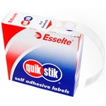 QUIKSTIK LABEL DISPENSER CIRCLE 11MM WHITE PACK 1400