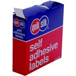 QUIKSTIK LABEL DISPENSER CIRCLE 14MM FLUORO GREEN PACK 700