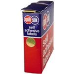 QUIKSTIK LABEL DISPENSER CIRCLE 14MM GOLD PACK 650