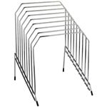 ITALPLAST STEP FILE ORGANISER LARGE 8 GRADUATED SLOT CHROME