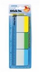 BTONE STICK ON 15661 FILING TABS 37 X 50MM ASSORTED COLOURS PACK 30