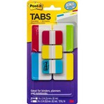 POSTIT 686VAD2 DURABLE FILING TABS SOLID ASSORTED VALUE PACK 114