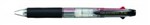 UNIBALL JETSTREAM 3 ROLLERBALL PEN TRANSPARENT
