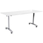 YS DESIGN SUMMIT YSMFTT1575 FLIP TABLE 1500MM X 750MM WHITE