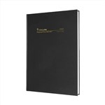 COLLINS 24M4P99 FINANCIAL YEAR DIARY 2 DAYS TO PAGE A4 BLACK