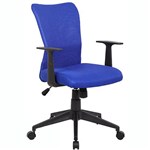 ASHLEY YS01 TYPIST CHAIR MEDIUM MESH BACK ROYAL BLUE 120 KG