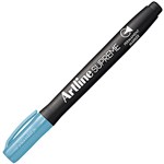 ARTLINE SUPREME ANTIMICROBIAL PERMANENT MARKER BULLET 10MM LIGHT BLUE
