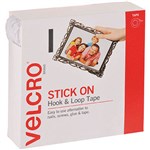 VELCRO BRAND HOOK AND LOOP FASTENERS WHITE 19MM X 5M