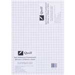 QUILL FOAM BOARD SELF ADHESIVE 5MM A4 WHITE