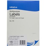 INITIATIVE MULTIPURPOSE LABELS 16UP 991 X 34MM