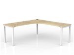 AXIS CORNER DESK SETTING 2 STAFF BACK TO BACK LAYOUT