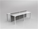 STUDIO 50 DESK 4 STAFF BACK TO BACK LAYOUT