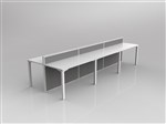 STUDIO 50 DESK 6 STAFF BACK TO BACK LAYOUT